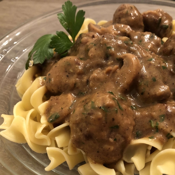 Healthier Swedish Meatballs