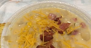 Slow Cooked Ham and Potato Chowder