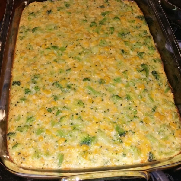 Scalloped Corn and Broccoli