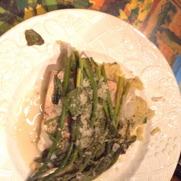 Salmon and Asparagus in a Bag