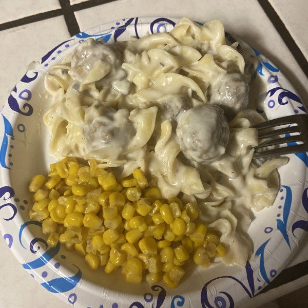 Quick Meatball Stroganoff