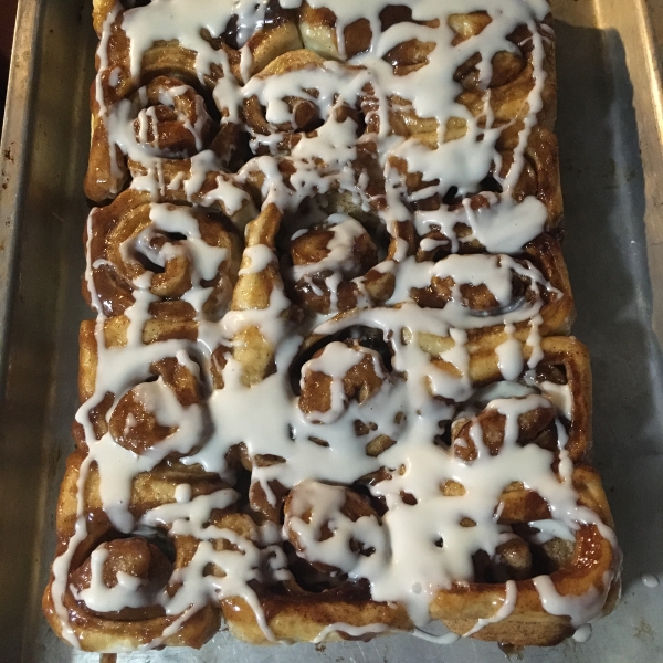 Cinnamon Rolls From Frozen Bread Dough - EASY