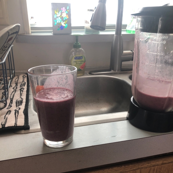 Purple Monstrosity Fruit Smoothie