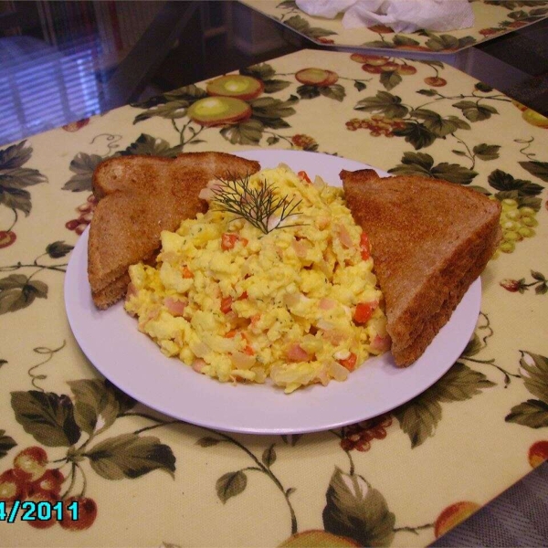 Smoky Scrambled Eggs