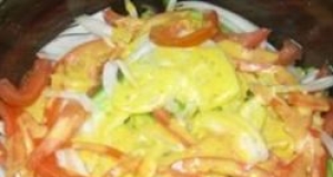 Mixed Salad with Mango Dressing