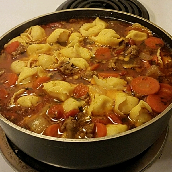 Authentic Tortellini Soup