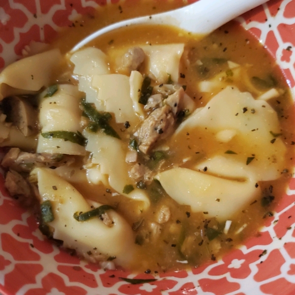 Authentic Tortellini Soup