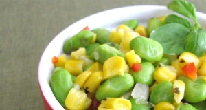 Grilled Corn and Edamame Succotash Salad