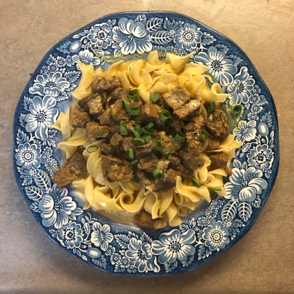Beef and Mushroom Stroganoff, Aussie Style
