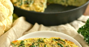 Cauliflower Kale Frittata