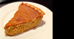 Creamy Pumpkin Pie with Ricotta Cheese