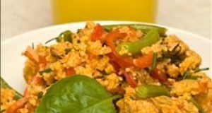 Vegan Tomato Spiced Couscous Salad