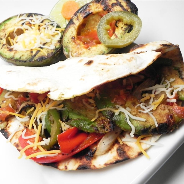 Smoky Avocado Fajitas (Meatless)