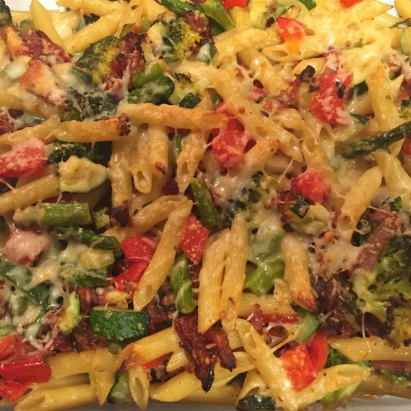 Penne Pasta with Veggies