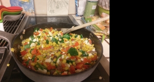 Spinach Feta Succotash