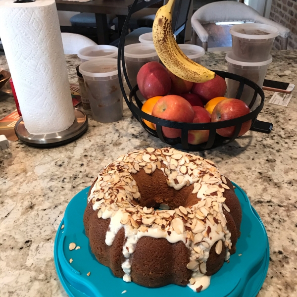 White Chocolate Amaretto Cake