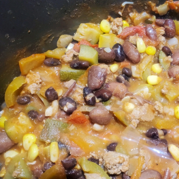 Rainbow Veggie Chili