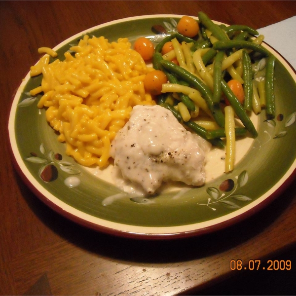 Easy Creamy Peppercorn Chicken