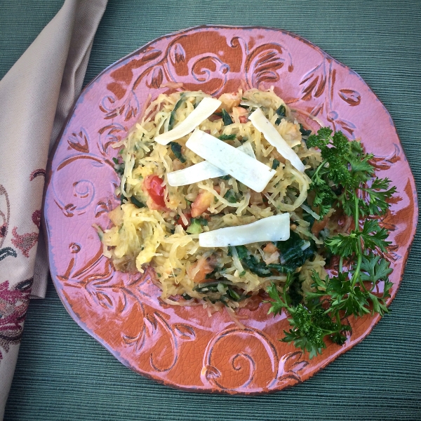 Spaghetti Squash and Chard