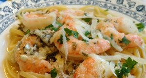 Garlic Shrimp Scampi Bake