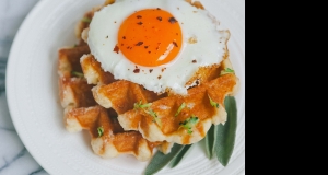 Zucchini Waffles (Green Waffles)