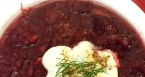 Kyera's Hearty Beef Borscht