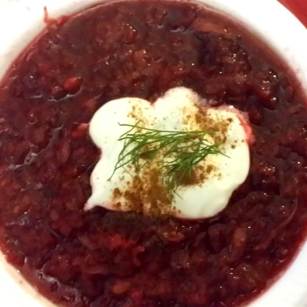 Kyera's Hearty Beef Borscht