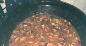 Bourbon Barbecue Slow Cooker Beans