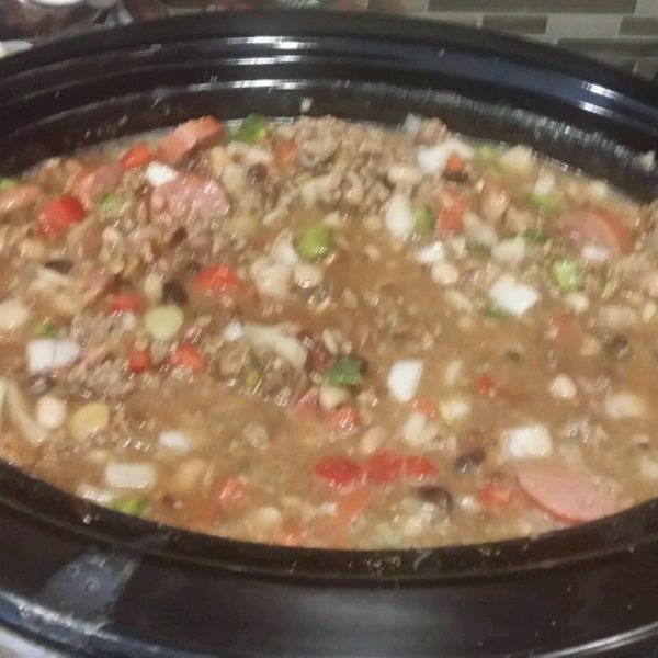 Bourbon Barbecue Slow Cooker Beans