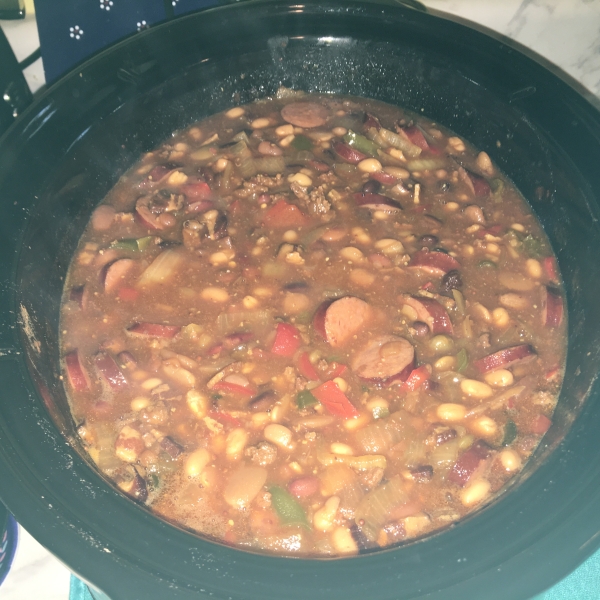 Bourbon Barbecue Slow Cooker Beans