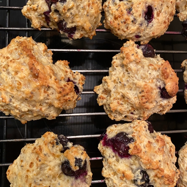 Lemon Drop Blueberry Scones