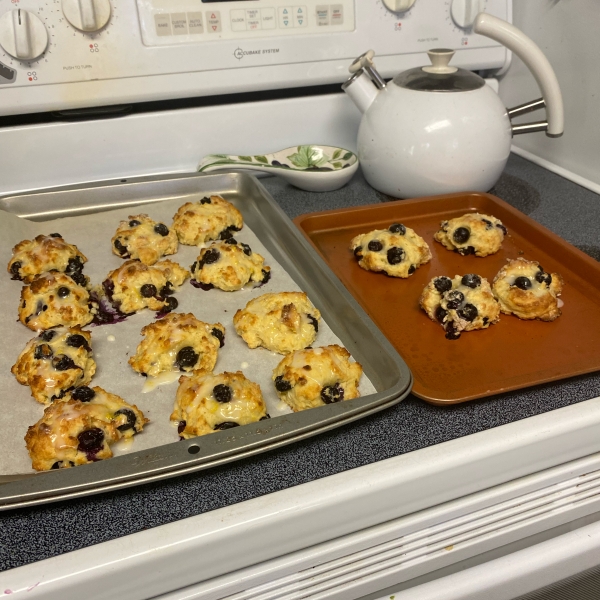 Lemon Drop Blueberry Scones