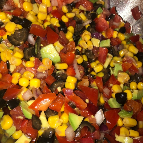 Tomato, Corn and Avocado Salsa