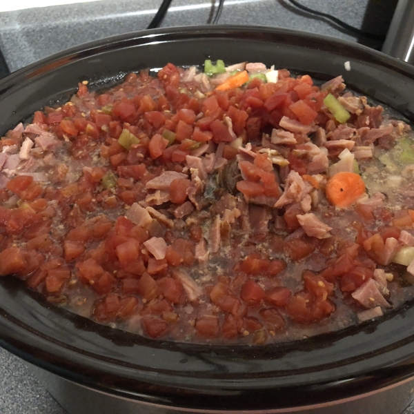 Slow Cooker Lentil and Ham Soup