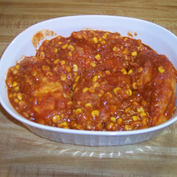 Tomato Sauce Corn Chicken