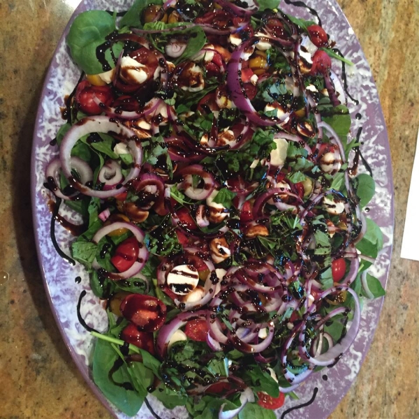 Spinach Caprese Salad