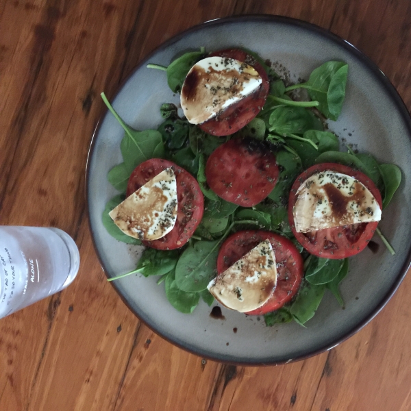 Spinach Caprese Salad