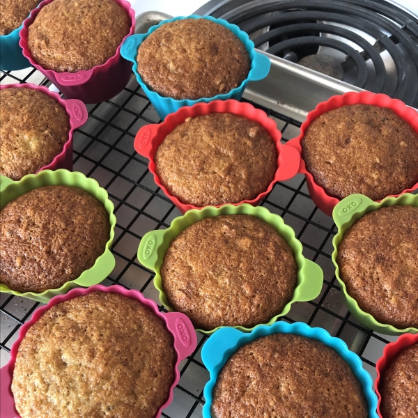 Roasted Pecan Banana Bread Loaves