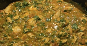 East Indian Chicken with Tomato, Peas, and Cilantro