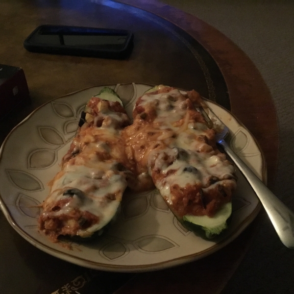 Easy Stuffed Zucchini