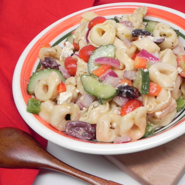 Cold Greek Tortellini Salad