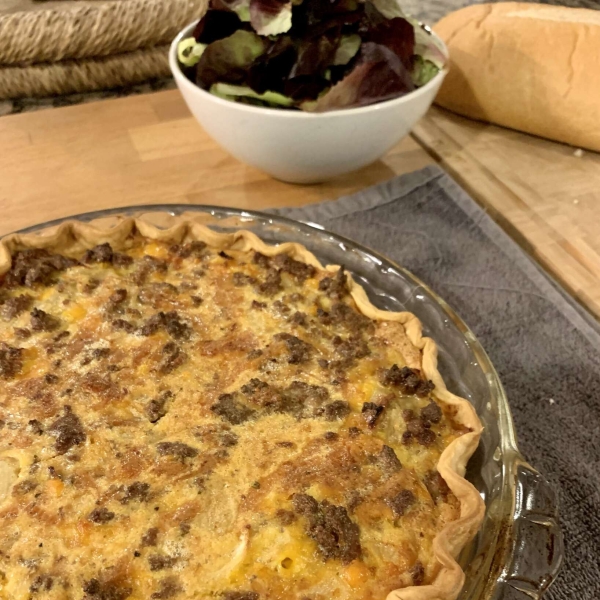 Easy Cheeseburger Quiche