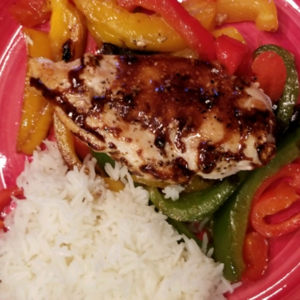 Aunt Jules' Balsalmic Chicken with Peppers