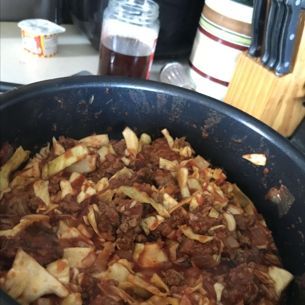 Spicy Unstuffed Cabbage