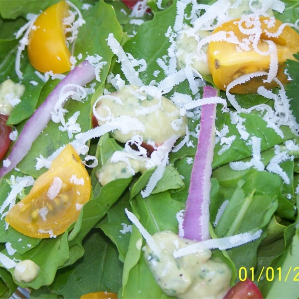 Arugula Salad with Avocado Citrus Vinaigrette