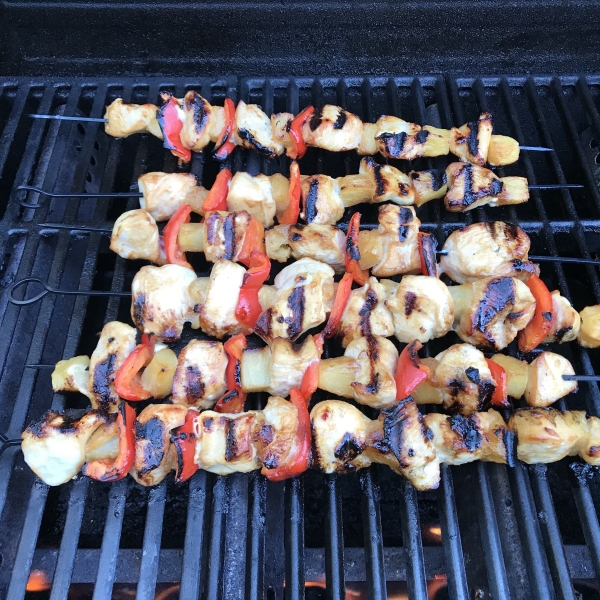 Hawaiian Chicken Kabobs