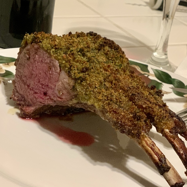 Mint Crusted Rack of Lamb