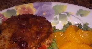 Turkey Salisbury Steak with Cranberry-Orange Gravy