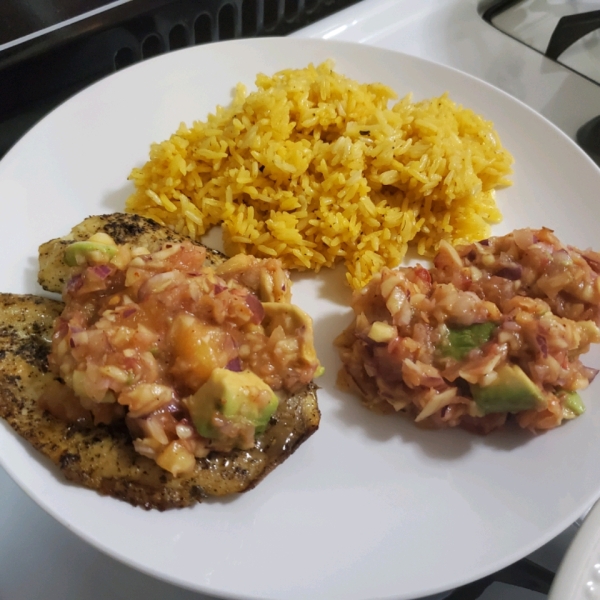 Grilled Tilapia with Mango Salsa