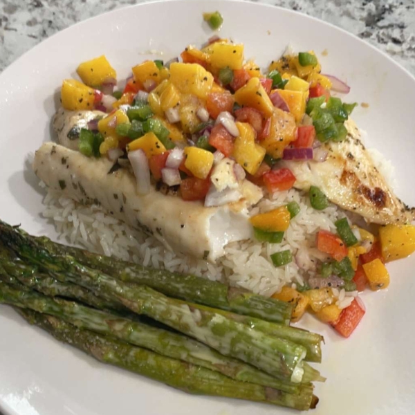 Grilled Tilapia with Mango Salsa